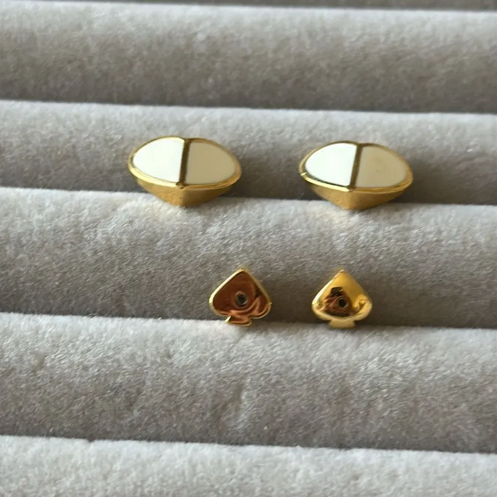 kate spade heart studs